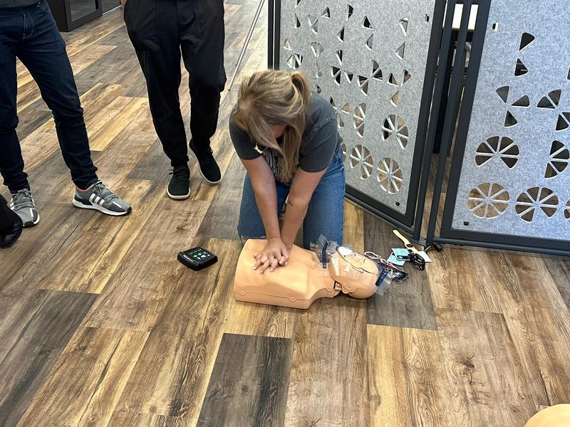 Emergency First Aid at Work training in Manchester